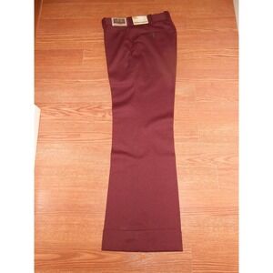 Mens True Vintage 70's Day's DAY-SPAN ALLSTRETCH Maroon Dress Pants Mens 31x31